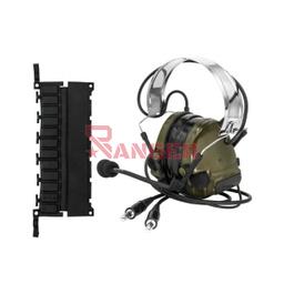 [WYS0065-FG] AURICULARES TAC-SKY COMTAC III DUAL PTT SILICONA VERDE