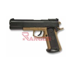 [180124/38269] PISTOLA COLT MK IV SPRING NEGRA-TAN