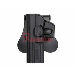 FUNDA PISTOLA RÍGIDA ZURDOS AMOMAX GLOCK