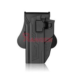 [AM-HCPG2L/2-R2HCP00L] FUNDA PISTOLA RIGIDA ZURDOS AMOMAX HI-CAPA NEGRA