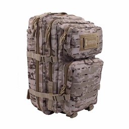 Mochila táctica 36L Molle corte láser Pixelado Árido