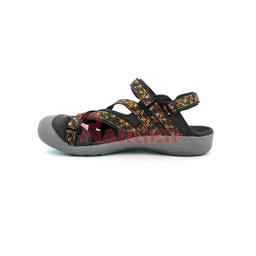 SANDALIA HITEC MUNDA MUJER GRIS-NARANJA-CELESTE