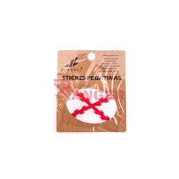 [DB-1517] PEGATINA BORGOÑA ABULTADA GRD. 1PCS REDONDA