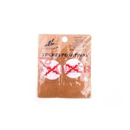 [DB-1524] PEGATINA BORGOÑA ABULTADA 2PCS REDONDA