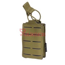 Portacargador para 1 cargador M4 MOLLE corte láser poliéster Coyote