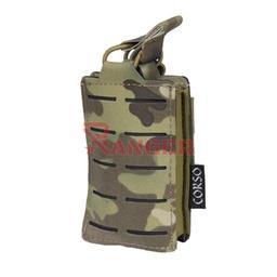 Porta cargador M4 simple corte láser MOLLE Multicam