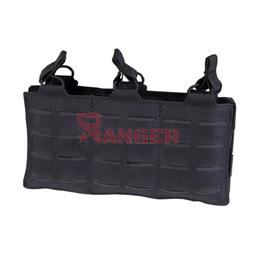 PORTACARGADORES TRIPLE PARA M4 Y AR15 MOLLE CORTE LÁSER POLIÉSTER