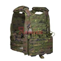 Chaleco portaplacas modular Molle corte láser porta cargadores M4 ajustable Pixelado Boscoso