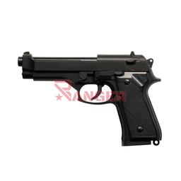 [HA-118EB] PISTOLA HFC BERETTA 92 HA-118EB MUELLE NEGRA-PLATA