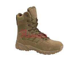 Bota táctica caña 8 pulgadas serraje y cordura suela bicomponente Coyote