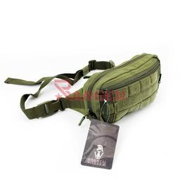 [IW-3041-OD] RIÑONERA IMMORTAL MOLLE VELCROS TACTICA VERDE