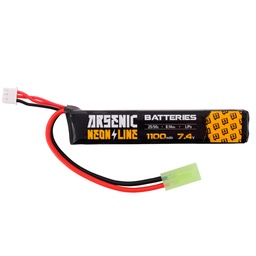 BATERÍA LiPo 7.4V 1100mAh 25C/50C Conector Mini Tamiya