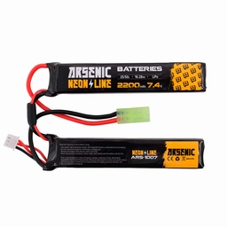 BATERIA LiPo 7.4V 2200mAh 25C/50C doble stick conector Mini Tamiya