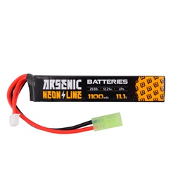 [ARS-1008] BATERIA ARSENIC PRO LIPO 11.1V 1100MAH 25C/50C 1STICK NEGRA