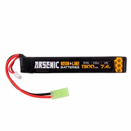 [ARS-1012] BATERIA ARSENIC PRO LIPO 7.4V 1300MAH 25C/50C 1STICK NEGRA