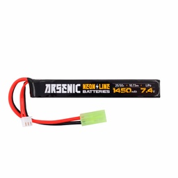 [ARS-1022] BATERIA ARSENIC PRO LIPO 7.4V 1450MAH 25C/50C 1STICK NEGRA