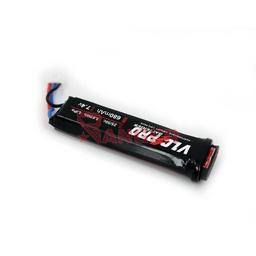 [VLC-1028] BATERIA VLC PRO LIPO 7.4V 680MAH 25C/50C 1STICK AEP NEGRA