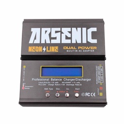 CARGADOR BATERÍA B6AC BALANCEADOR LIPO/LIFE/LI-ON 80W