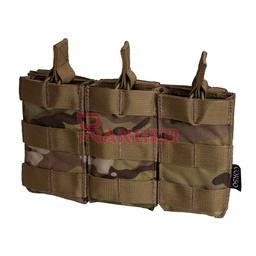 PORTACARGADORES TRIPLE MOLLE PARA M4 MULTICAM