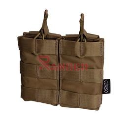 Portacargador doble para M4 y AR15 MOLLE Coyote