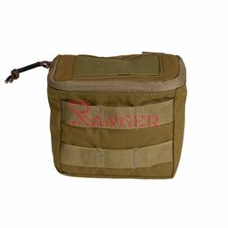 BOLSA UTILITARIA MOLLE CON CREMALLERA POLIÉSTER COYOTE