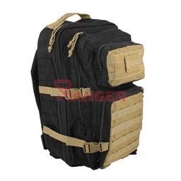 MOCHILA MOLLE 36 LITROS RESPALDO ACOLCHADO ESPUMA EVA 4 BOLSILLOS CREMALLERAS BIDIRECCIONALES AJUSTE LATERAL ANILLA EN D