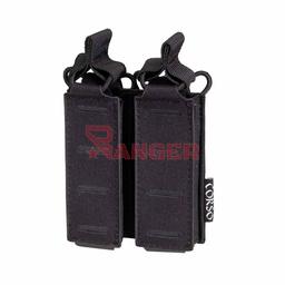 [CRS-040313-BK] POUCH CORSO CARGADOR PISTOLA DOBLE DAGGER MK1 LASER NEGRO