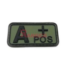 [IW-08271-OD] PARCHE IMMORTAL PVC GRUPO SANGUINEO A POSITIVO VERDE