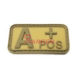 PARCHA PVC GRUPO SANGUÍNEO A POSITIVO Tan