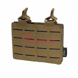 Porta cargadores doble M4 corte láser Coyote