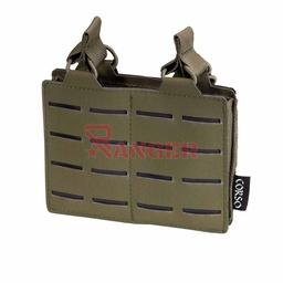 Portacargadores doble para M4 sistema MOLLE corte láser Ranger