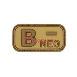 PARCHE GRUPO SANGUÍNEO B NEGATIVO TAN