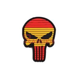 Parche PVC 3D Punisher España Amarillo