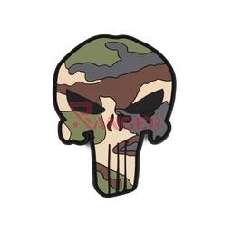 PARCHE PVC 3D PUNISHER CAMUFLAJE