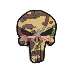 PARCHA PVC 3D PUNISHER MULTICAM