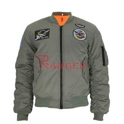 CAZADORA BOMBER IMMORTAL PARCHES VERDE
