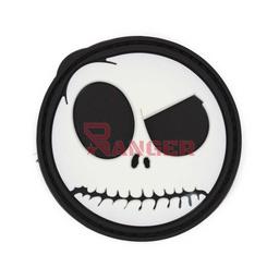 Parche PVC 3D fluorescente con ojos de pesadilla para velcro