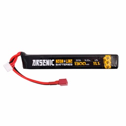 BATERIA LI-PO 11.1V 1300mAh 25C/50C en formato alargado con conector T-DEAN