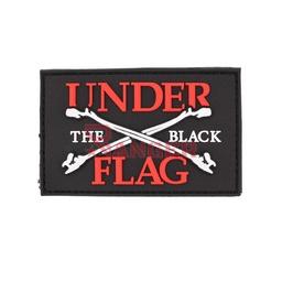 Parche PVC con Velcro Under the Black Flag