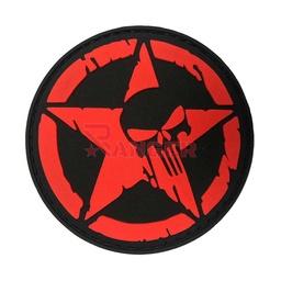 Parche de PVC con estrella Punisher