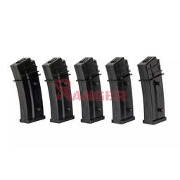 CARGADOR G36 120 RONDAS CAPACIDAD MEDIA POLÍMERO 5 UNIDADES