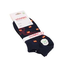 [T1801] CALCETIN YANOIR TOBILLERO ESPAÑA 40-46 3PCS COLORES