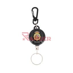 [20230526] LLAVERO EXTENSIBLE C/MOSQUETON POLICIA NACIONAL