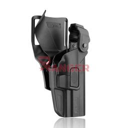 [CY-USPL3] FUNDA PISTOLA RIGIDA CYTAC USP/USP COMPACT LEVEL III NEGRA