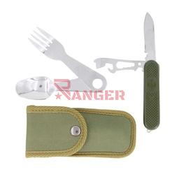 [IW-33037-OD] CUBIERTO MILITAR IMMORTAL NAVAJA C/FUNDA CORDURA VERDE