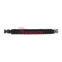 PULSERA PARACORD IMMORTAL 1.9CM NEGRA