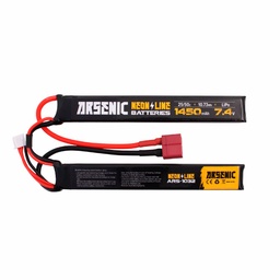 BATERÍA Li-Po 7.4V 1450mAh 25C/50C formato stick doble con conector T Dean