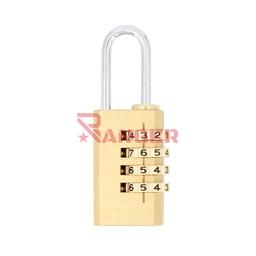 [IW-6003] CANDADO IMMORTAL 4 COMBINACIONES 21MM DORADO