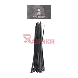 [IW-6023] BRIDAS IMMORTAL LARGAS 3.6MM X 25CM 30PCS NEGRA