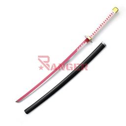 KATANA 1072 DMSY 104 CM HOJA DE ACERO TSUBA DE METAL TSUKA DE MADERA VAINA DE MADERA